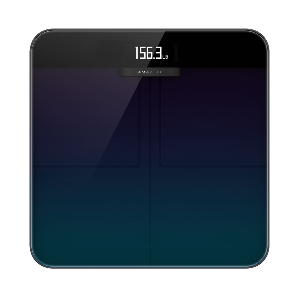 Amazfit Smart Scale, Bluetooth, Wi-Fi, LED, Black (D2003EU1N)